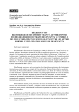 Decision No.7/17, Strengthening Efforts to Combat All forms of Child Trafficking, Including for Sexual Exploitation, as well as Other Forms of Sexual Exploitation of Children