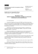 Decision No. 10/17 Small Arms and Light Weapons and Stockpiles of Conventional Ammunition