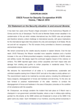 Statement by the Bulgarian EU Presidency on the situation in and around Ukraine