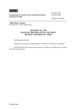 Permanent Council Decision No. 1290