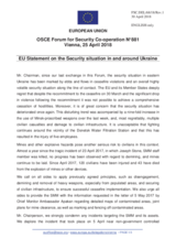 Statement by the Bulgarian EU Presidency on the situation in and around Ukraine