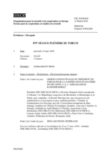 Journal de la 879ème séance plénière du Forum