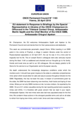 Statement by the Bulgarian EU Presidency in response to the update by Ambassador Martin Sajdik and to the report by Ambassador Ertugrul Apakan