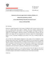 Statement by the Delegation of Poland on the nerve agent attack in Salisbury, United Kingdom 