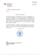 Response by the Delegation of Austria to the Questionnaire on the Code of Conduct on Politico-Military Aspects of Security