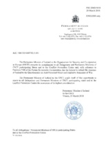 Response by the Delegation of Iceland to the Questionnaire on Anti-Personnel Mines and Explosive Remnants of War