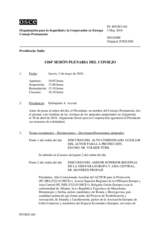Diario de la 1184ª Sesión plenaria del Consejo Permanente 