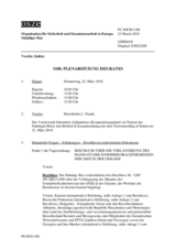 Journal der 1180. Plenarsitzung des Ständigen Rates 