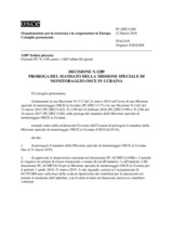 Decisione N.1289 del Consiglio permanente