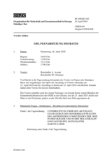 Journal der 1183. Plenarsitzung des Ständigen Rates 