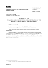 Permanent Council Decision No. 1293