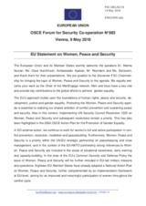 Statement by the Bulgarian EU Presidency on women, peace and security