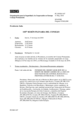Diario de la 1187ª Sesión plenaria del Consejo Permanente 