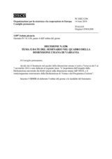 Decisione N.1296 del Consiglio permanente