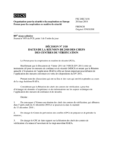 Décision No 3/18 du Forum pour la coopération en matière de sécurité