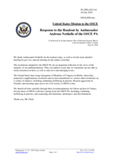 Statement by the Delegation of the United States of America on the 27th Annual Session of the OSCE Parliamentary Assembly, held in Berlin from 7 to 11 July 2018