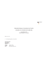 Information Exchange by the Delegation of Germany on Conventional Arms Transfer