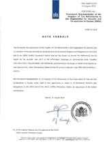 Information Exchange by the Delegation of the Netherlands on Conventional Arms Transfer