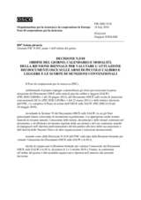 Decisione N.5/18 del Foro di cooperazione per la sicurezza