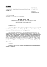 Beschluss Nr. 1305 des Ständigen Rates