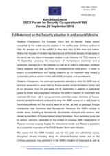 Statement by the Austrian EU Presidency on the situation in and around Ukraine