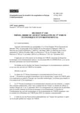 Décision No 1303 du Conseil permanent