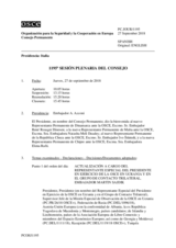 Diario de la 1195ª Sesión plenaria del Consejo Permanente 