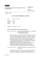 Journal de la 1197ème séance plénière du Conseil