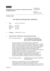 Giornale della 1197a Seduta plenaria del Consiglio permanente