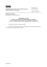 Forum for Security Co-operation Decision No. 6/18