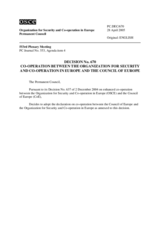 Permanent Council Decision No. 670