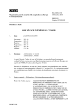 Journal de la 1198ème séance plénière du Conseil