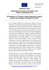 Statement by the Austrian EU Presidency on illegal and fake so-called “elections” in the Russia-occupied territories of the Donetsk and Luhansk regions of Ukraine
