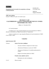 Décision No 1307 du Conseil permanent
