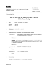 Journal of the 1208th Special Plenary Meeting of the Permanent Council