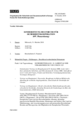 Journal der 897. Sondersitzung des Forums