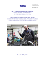 FSC Chairperson's Progress Report on the Continuing Implementation of the OSCE Document on Small Arms and Light Weapons and Stockpiles of Conventional Ammunition