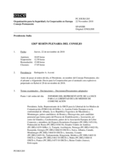 Diario de la 1203ª Sesión plenaria del Consejo Permanente 
