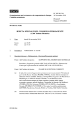 Giornale della 1204a Seduta speciale del Consiglio permanente