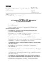 Décision No 1318 du Conseil permanent