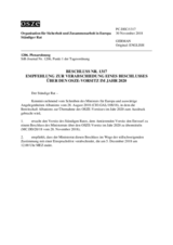 Beschluss Nr. 1317 des Ständigen Rates