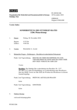 Journal der 1206. Sondersitzung des Ständigen Rates