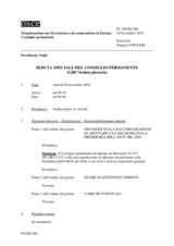 Giornale della 1207a Seduta speciale del Consiglio permanente