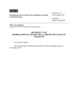 Décision No 1312 du Conseil permanent