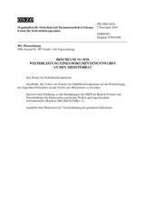 Beschluss Nr. 8/18 des Forums für Sicherheitskooperation