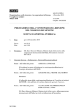 Journal of the First Day 