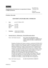 Giornale della 1216a Seduta plenaria del Consiglio permanente