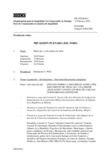 Diario de la 908ª Sesión plenaria del Foro de Cooperación en materia de Seguridad  