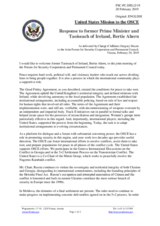 Statement by the Delegation of the United States of America in response to the perspective by Mr. B. Ahern, former Taoiseach (Prime Minister) of Ireland 