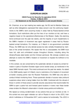 Statement by the Romanian EU Presidency on the situation in and around Ukraine